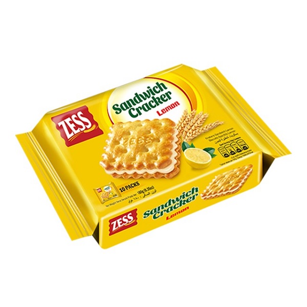 Zess Sandwich Cracker Lemon Flv. 144g